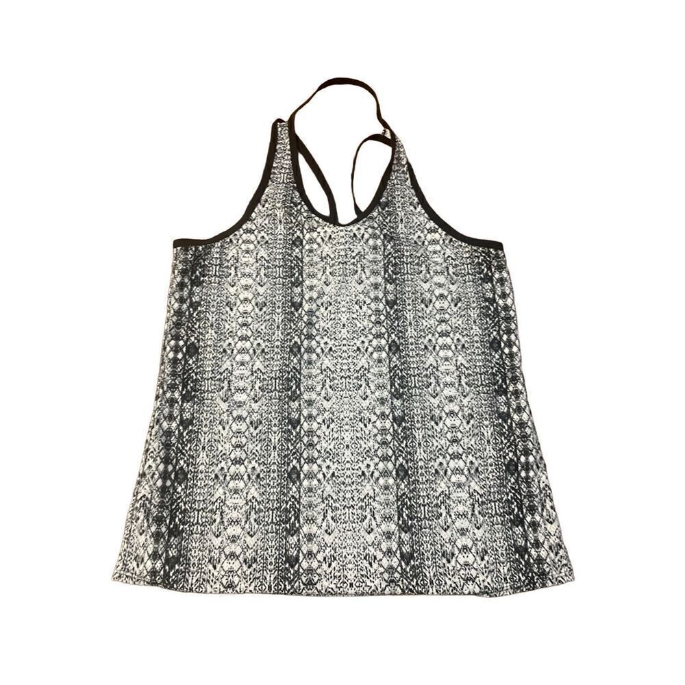 Athleta halter razorĀ backā snakeskin print athleticātank sizeāsmall